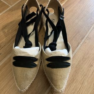 Manolo Blahnik x Castaner Pointed Toe Espadrille